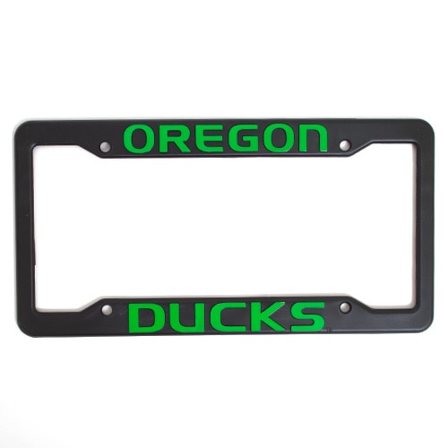 Oregon Ducks, Black, Plate Frame, Home & Auto, Sold Individually, 137142